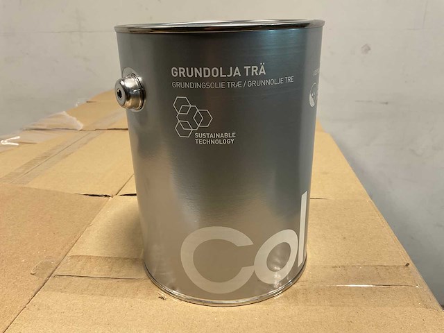 Pallet col.r grondolie voor hout transparant - 400 liter - afbeelding 3 van  9