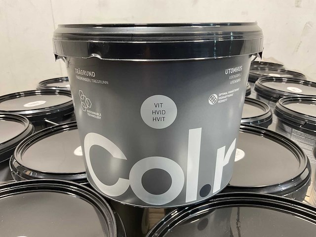 Pallet col.r grondverf wit - 144 liter - afbeelding 3 van  10