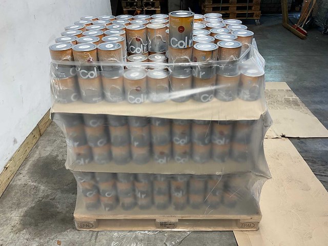 Pallet col.r houtbeits transparant/bruin - 423 liter - afbeelding 1 van  10