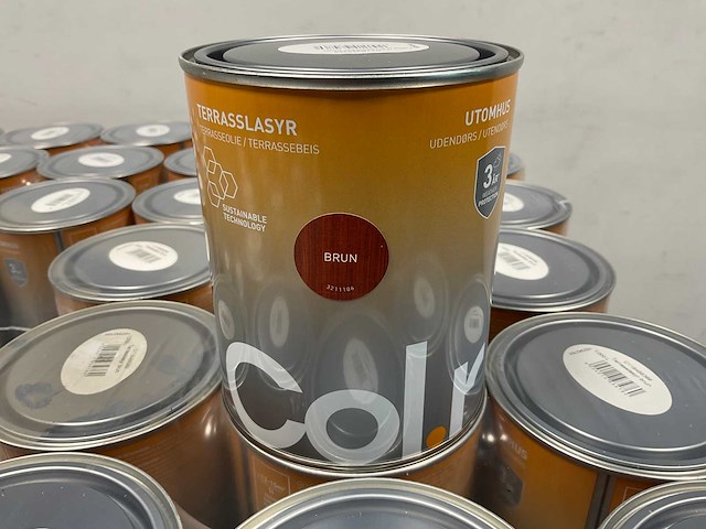 Pallet col.r houtbeits transparant/bruin - 423 liter - afbeelding 3 van  10