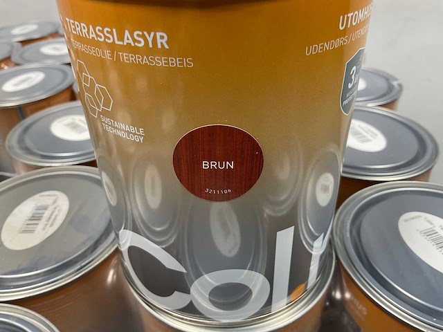 Pallet col.r houtbeits transparant/bruin - 423 liter - afbeelding 4 van  10