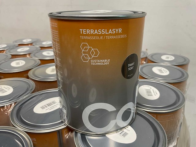 Pallet col.r houtbeits transparant/zwart - 426 liter - afbeelding 5 van  10