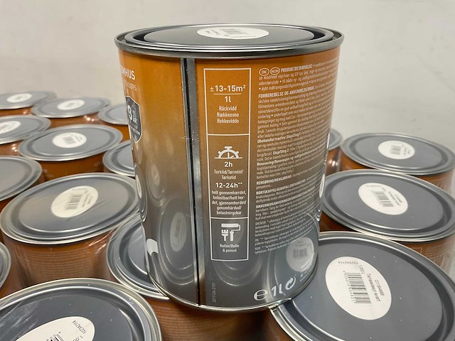 Pallet col.r houtbeits transparant/zwart - 426 liter - afbeelding 7 van  10