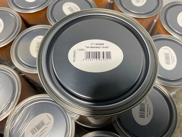 Pallet col.r houtbeits transparant/zwart - 426 liter - afbeelding 9 van  10