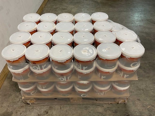 Pallet col.r houtbeits tuinmeubelen transparant/bruin - 282 liter - afbeelding 1 van  10