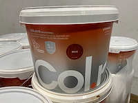 Pallet col.r houtbeits tuinmeubelen transparant/bruin - 282 liter - afbeelding 3 van  10