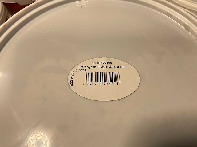 Pallet col.r houtbeits tuinmeubelen transparant/bruin - 498 liter - afbeelding 9 van  10