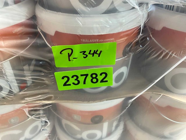 Pallet col.r houtbeits tuinmeubelen transparant/zwart - 465 liter - afbeelding 6 van  8