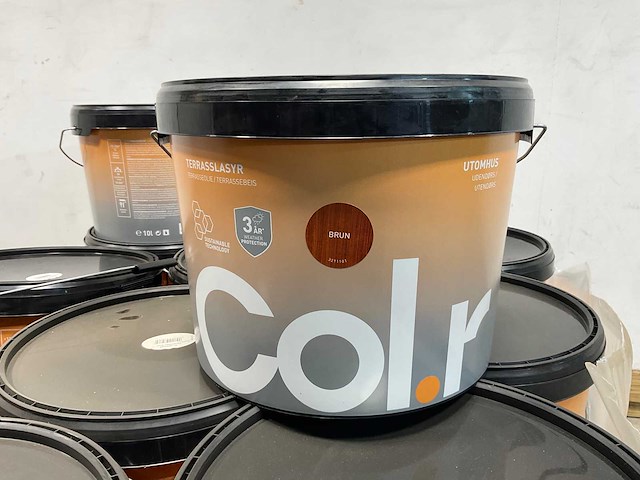 Pallet col.r tuinbeits bruin - 240 liter - afbeelding 2 van  9