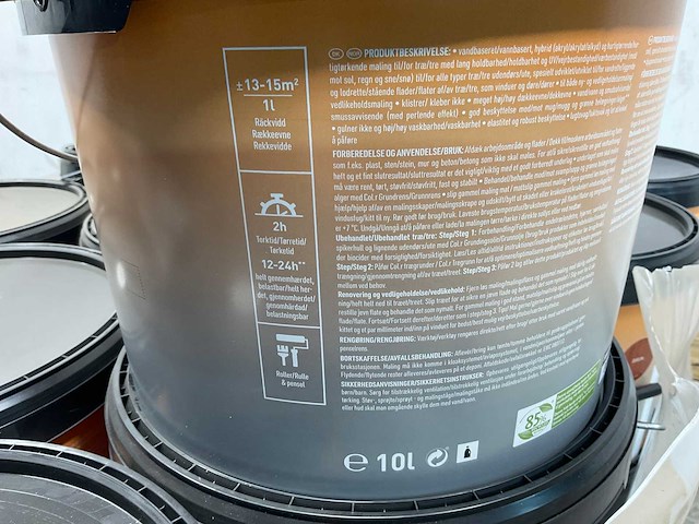 Pallet col.r tuinbeits bruin - 240 liter - afbeelding 5 van  9