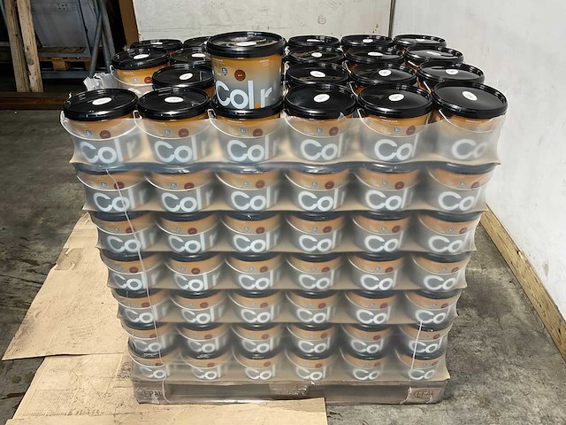 Pallet col.r tuinbeits bruin - 504 liter - afbeelding 1 van  10