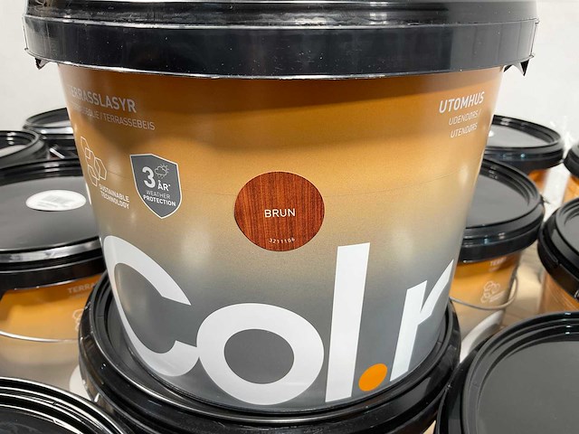 Pallet col.r tuinbeits bruin - 504 liter - afbeelding 4 van  10