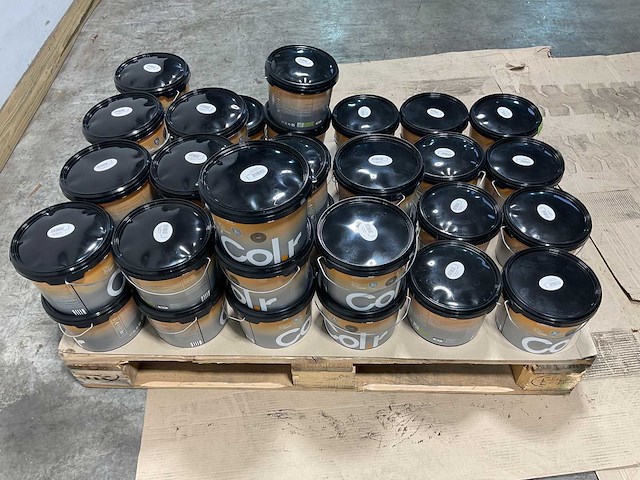 Pallet col.r tuinbeits grijs - 111 liter - afbeelding 1 van  10