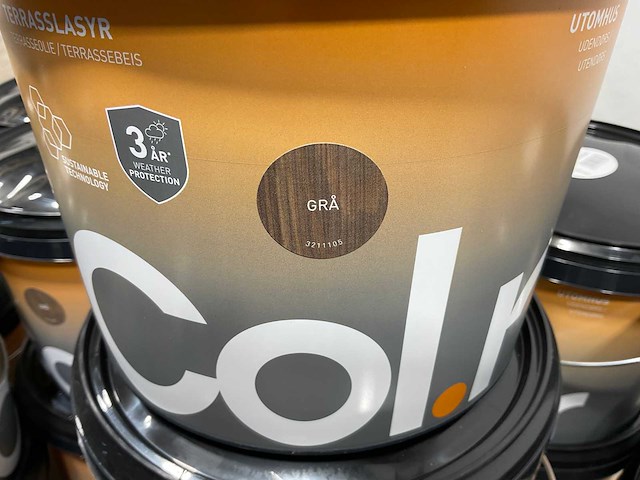 Pallet col.r tuinbeits grijs - 111 liter - afbeelding 4 van  10