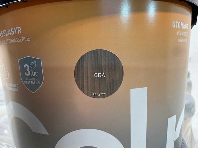 Pallet col.r tuinbeits grijs - 440 liter - afbeelding 3 van  9