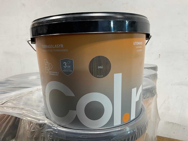 Pallet col.r tuinbeits grijs - 440 liter - afbeelding 1 van  2