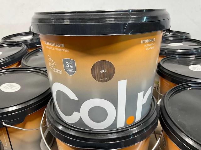 Pallet col.r tuinbeits grijs - 504 liter - afbeelding 3 van  9