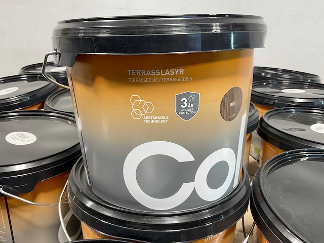 Pallet col.r tuinbeits grijs - 504 liter - afbeelding 5 van  9