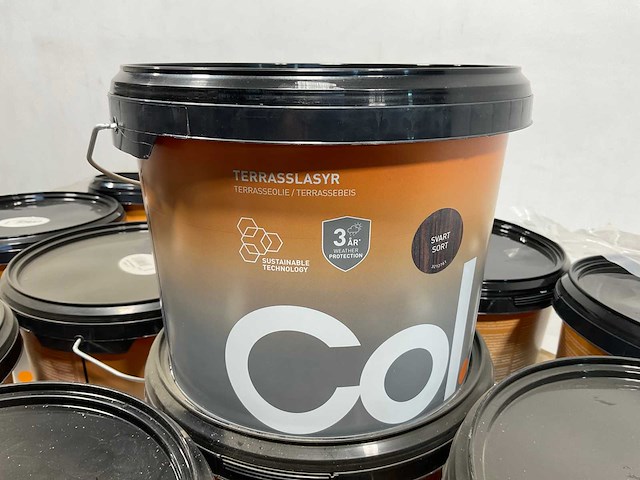 Pallet col.r tuinbeits zwart - 366 liter - afbeelding 5 van  10