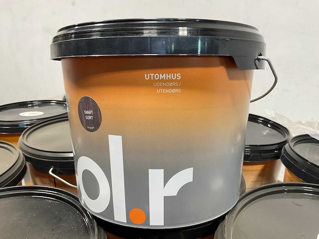 Pallet col.r tuinbeits zwart - 366 liter - afbeelding 6 van  10