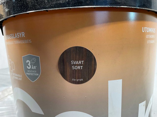 Pallet col.r tuinbeits zwart - 440 liter - afbeelding 3 van  9