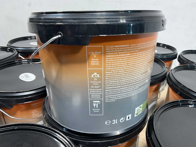 Pallet col.r tuinbeits zwart - 504 liter - afbeelding 7 van  10