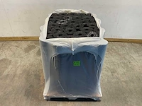 Pallet dakleer met donkergrijze leislag
