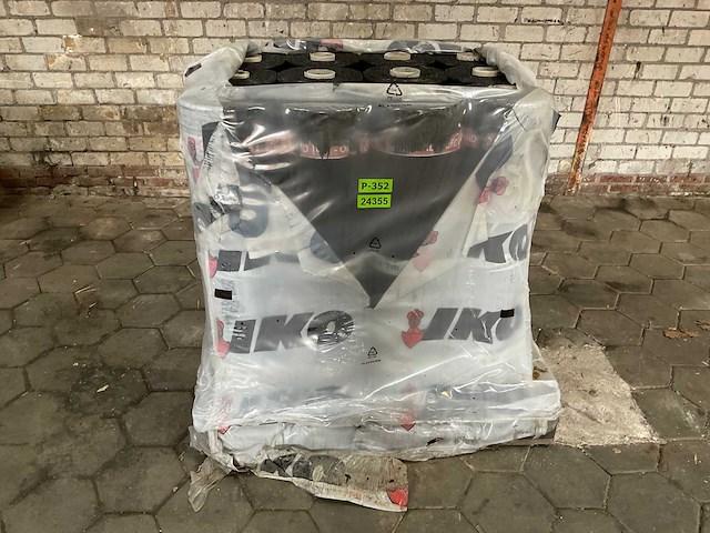 Pallet dakleer met leislag zwart - afbeelding 1 van  3