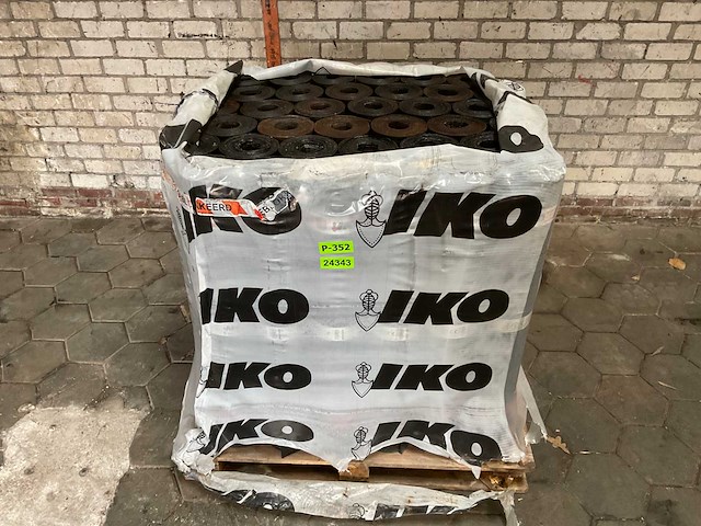 Pallet dakleer met leislag zwart - afbeelding 1 van  6