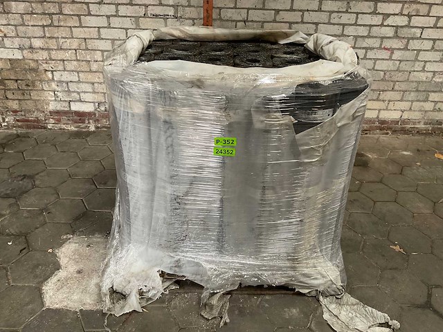 Pallet dakleer met leislag zwart - afbeelding 1 van  7