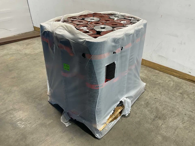 Pallet dakleer met rode leislag - afbeelding 6 van  7