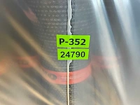 Pallet dakleer met zwarte/rode leislag - afbeelding 9 van  9