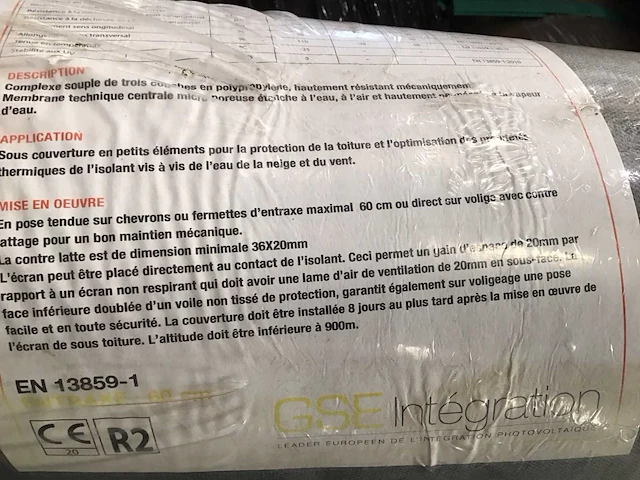 Pallet damp open dakfolie - afbeelding 5 van  5