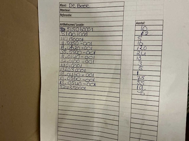 Pallet de beer installatie materialen - afbeelding 6 van  6