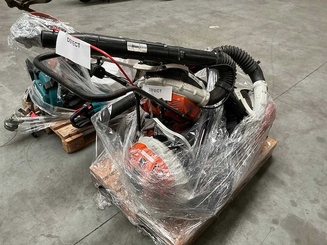 Pallet defect stihl / makita tuingereedschap (2x) - afbeelding 4 van  9