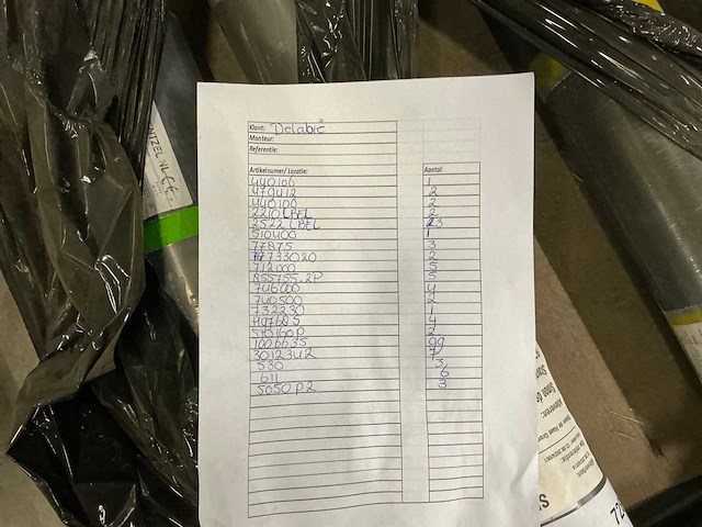 Pallet delabie sanitair accessoires - afbeelding 7 van  8