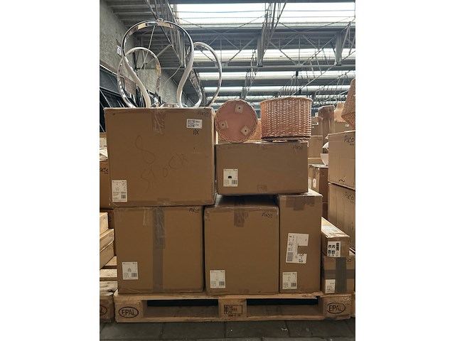 Pallet design verlichting ca. 11x paco home - afbeelding 1 van  10