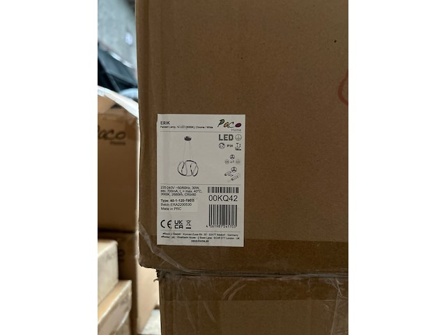 Pallet design verlichting ca. 11x paco home - afbeelding 9 van  10