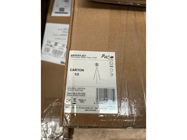 Pallet design verlichting ca. 11x paco home - afbeelding 10 van  10