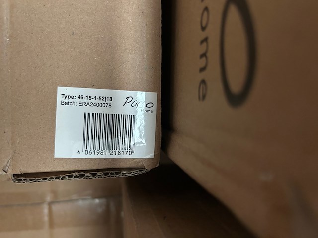 Pallet design verlichting ca. 14x paco home - afbeelding 5 van  10