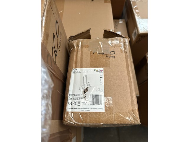 Pallet design verlichting ca. 14x paco home - afbeelding 8 van  10