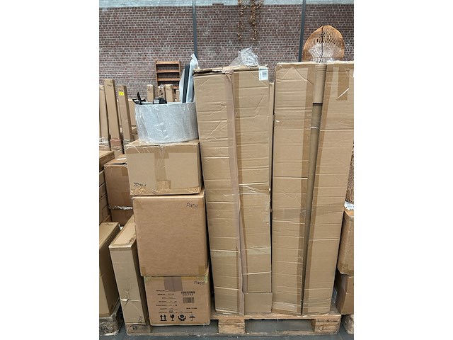 Pallet design verlichting ca. 14x paco home - afbeelding 10 van  10