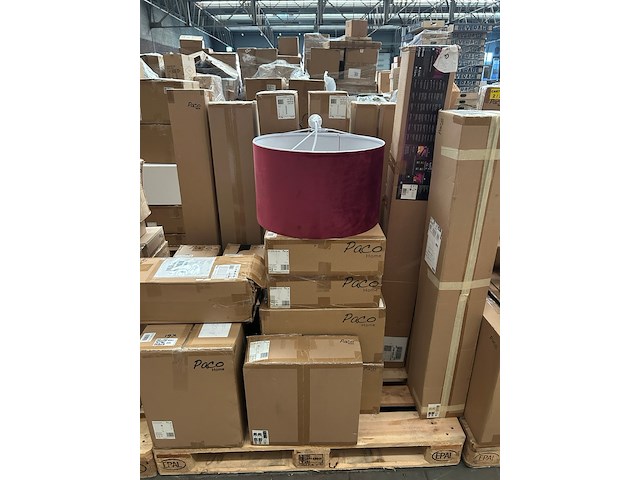 Pallet design verlichting ca. 19x paco home - afbeelding 1 van  8