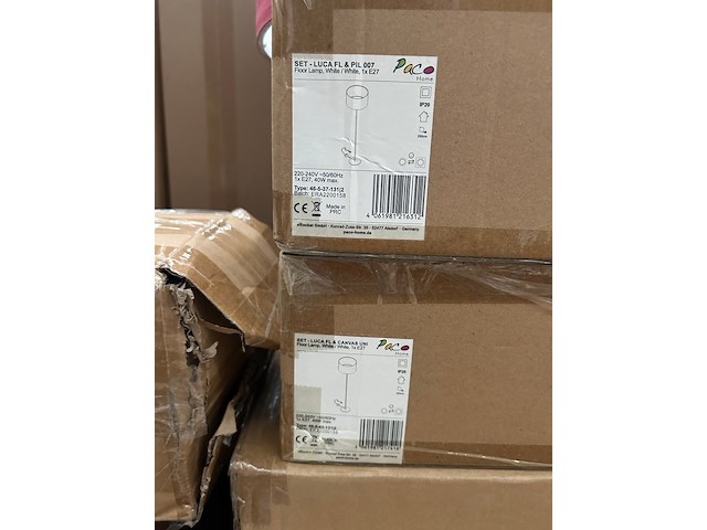 Pallet design verlichting ca. 19x paco home - afbeelding 5 van  8