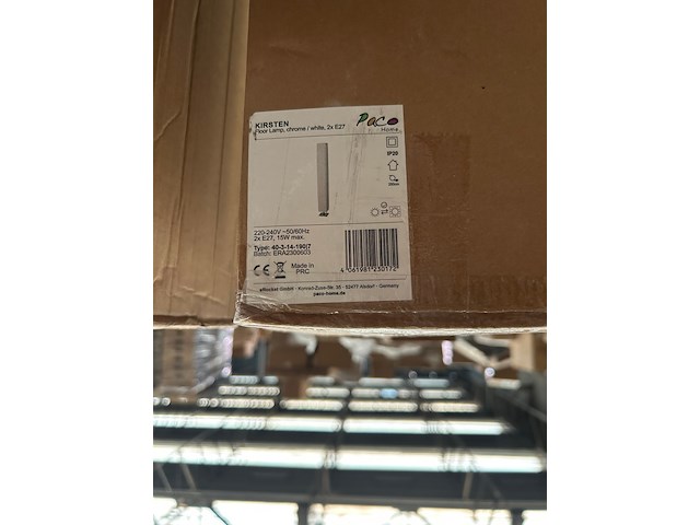 Pallet design verlichting ca. 19x paco home - afbeelding 6 van  8