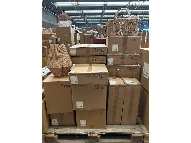 Pallet design verlichting ca. 20x paco home - afbeelding 1 van  11