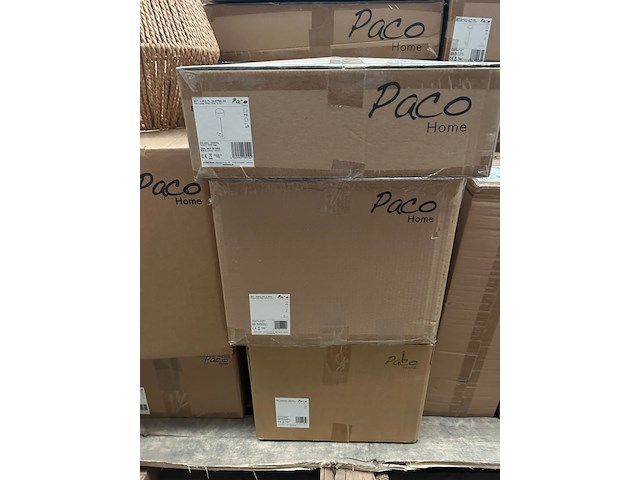 Pallet design verlichting ca. 20x paco home - afbeelding 6 van  11