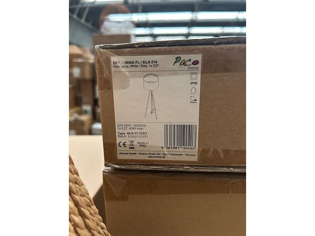 Pallet design verlichting ca. 20x paco home - afbeelding 8 van  11