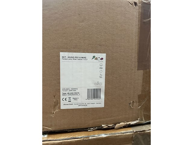 Pallet design verlichting ca. 20x paco home - afbeelding 9 van  11