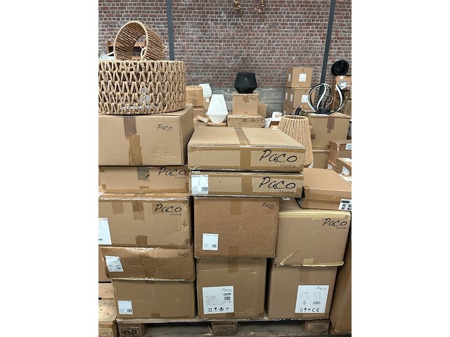 Pallet design verlichting ca. 20x paco home - afbeelding 11 van  11